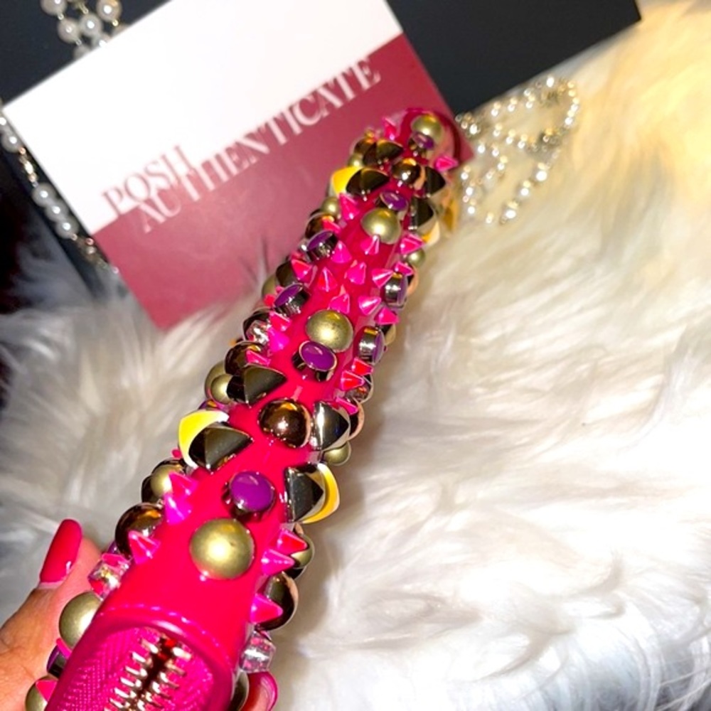 NWOT 💗Authentic 💗Christian Louboutin• Pannettone Studded Wallet - Picture 16 of 17